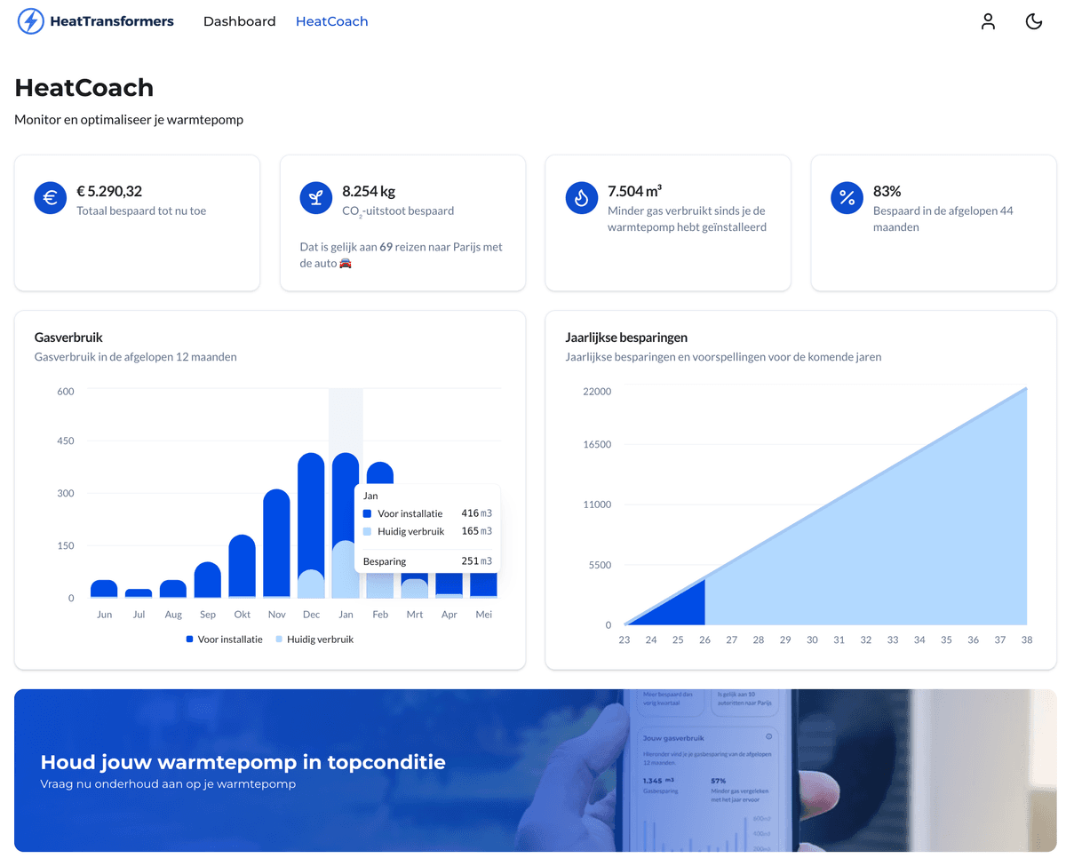 Client Portal - Heat Pump Insights